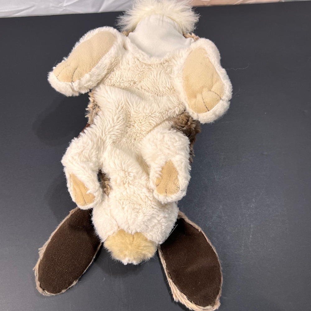 Folkmanis 12in Baby Lop Eared Rabbit Hand Puppet Brown Excellent Realistic Plush - Picture 3 of 5